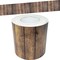 Dark Wood Straight Rolled Border Trim - 50ft - Decorate Bulletin Boards, Walls, Desks, Windows, Doors, Lockers, Schools, Classrooms, Homeschool & Offices